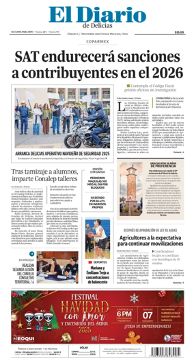 Cover of El Diario de Delicias