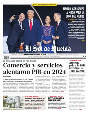 Cover of El Sol de Puebla