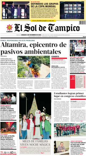 Cover of El Sol de Tampico