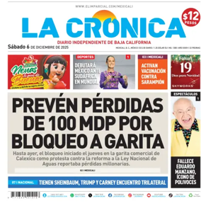 Cover of La Crónica