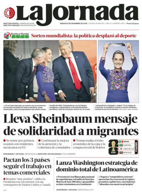 Cover of La Jornada