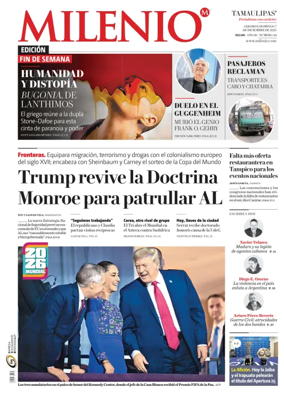 Cover of Milenio Tamaulipas