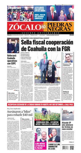 Cover of Zócalo Piedras Negras