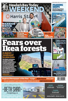Cover of Hawke's Bay Today