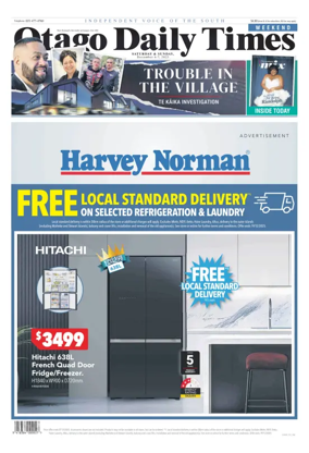 Cover of Otago Daily Times