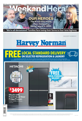 Cover of Weekend Herald