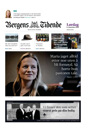 Cover of Bergens Tidende