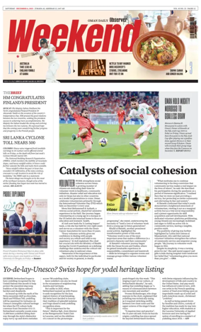 Cover of Oman Daily Observer