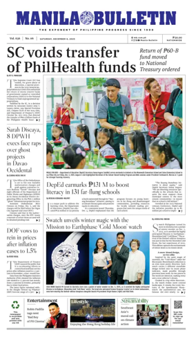 Cover of Manila Bulletin