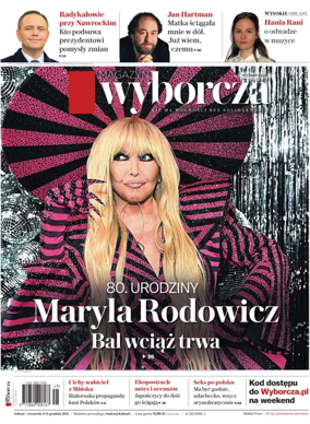 Cover of Gazeta Wyborcza
