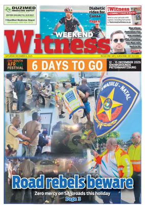 Cover of The Weekend Witness (South Africa)