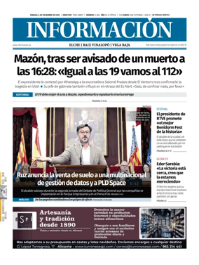 Cover of Diario Informacion (Elche y Vega Baja)