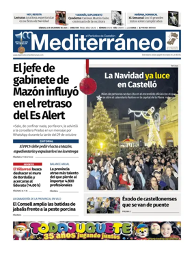 Cover of El Periódico Mediterráneo