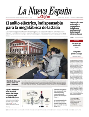 Cover of La Nueva España (Gijón)
