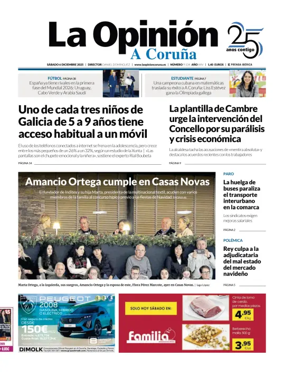 Cover of La Opinion de A Coruna