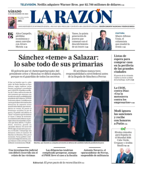 Cover of La Razon (Levante)