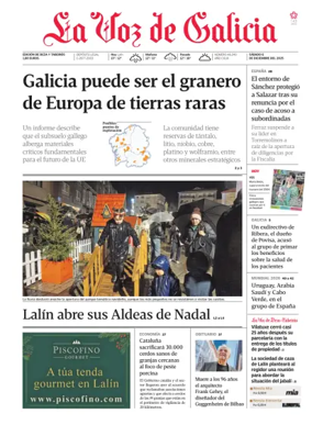 Cover of La Voz de Galicia (Deza)