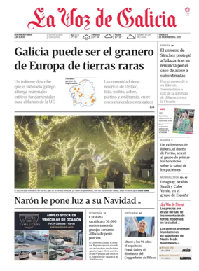 Cover of La Voz de Galicia (Ferrol)