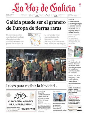 Cover of La Voz de Galicia (Monforte)