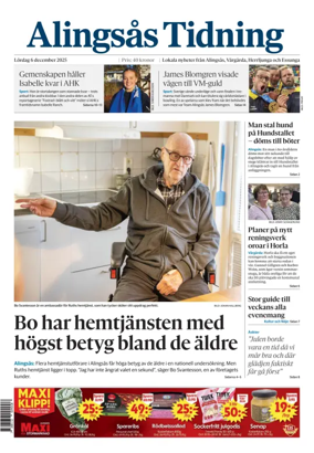 Cover of Alingsås Tidning