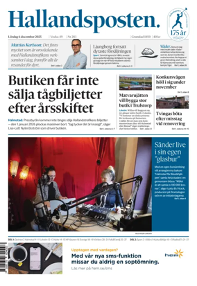 Cover of Hallandsposten