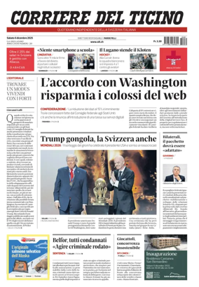 Cover of Corriere del Ticino