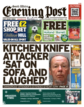 Cover of South Wales Evening Post