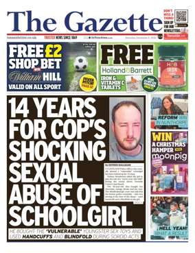Cover of Teesside Evening Gazette