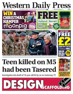 Cover of Western Daily Press (Saturday)