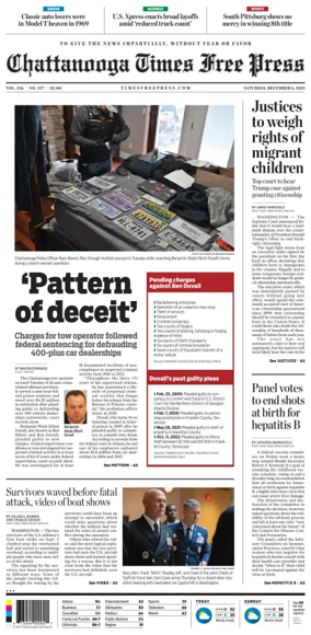 Cover of Chattanooga Times Free Press