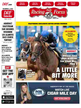 Cover of Daily Racing Form National Digital Edition