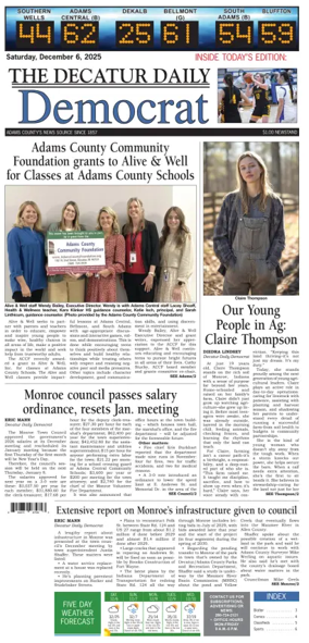 Cover of The Decatur Daily Democrat