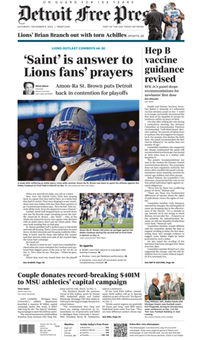 Cover of Detroit Free Press