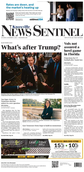 Cover of Knoxville News Sentinel