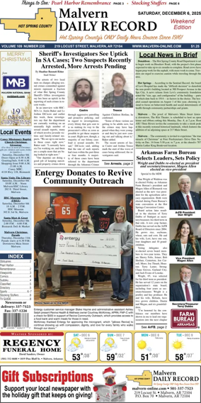 Cover of Malvern Daily Record