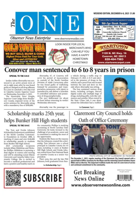 Cover of Observer News Enterprise