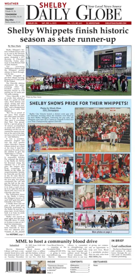 Cover of Shelby Daily Globe