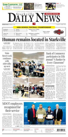 Cover of Starkville Daily News