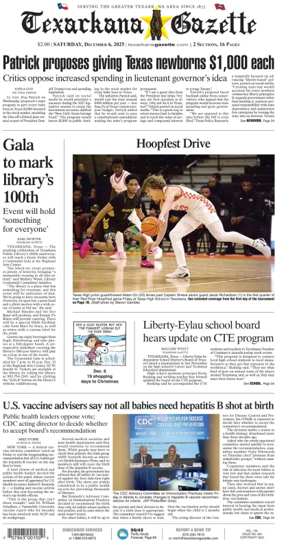 Cover of Texarkana Gazette