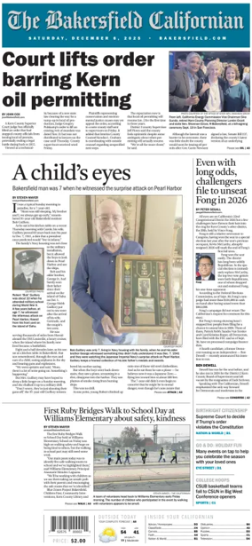 Cover of The Bakersfield Californian