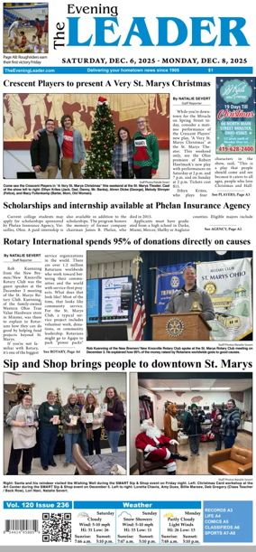 Cover of The Evening Leader