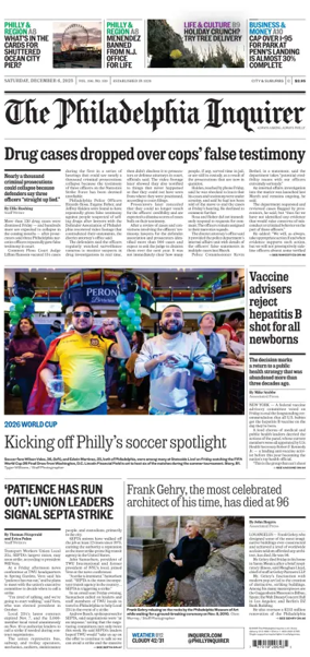 Cover of The Philadelphia Inquirer