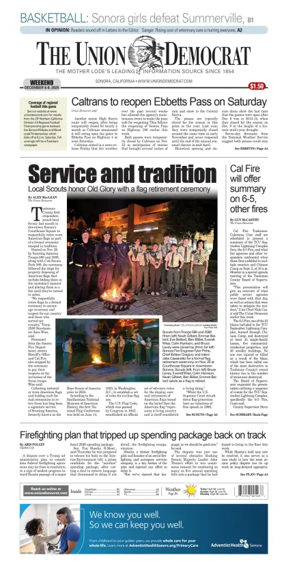 Cover of The Union Democrat