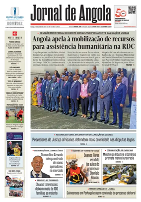 Cover of Jornal de Angola