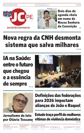 Cover of Jornal do Commercio