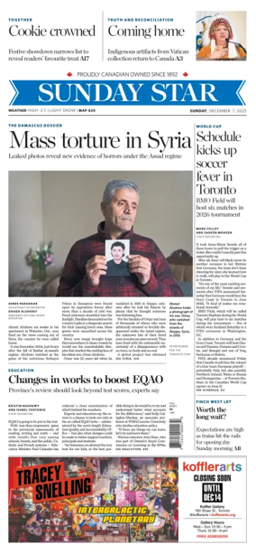 Cover of Toronto Star
