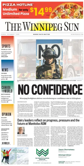 Cover of Winnipeg Sun