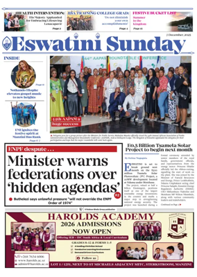 Cover of Eswatini Sunday