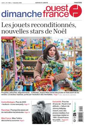 Cover of Dimanche Ouest France (Finistere)