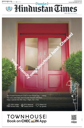 Cover of Hindustan Times (Chandigarh)